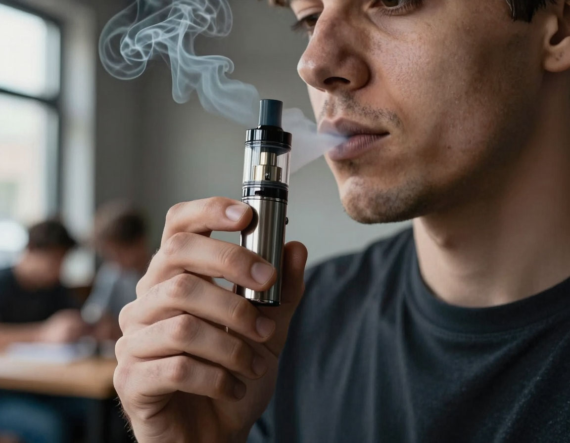 подростки курят вейп